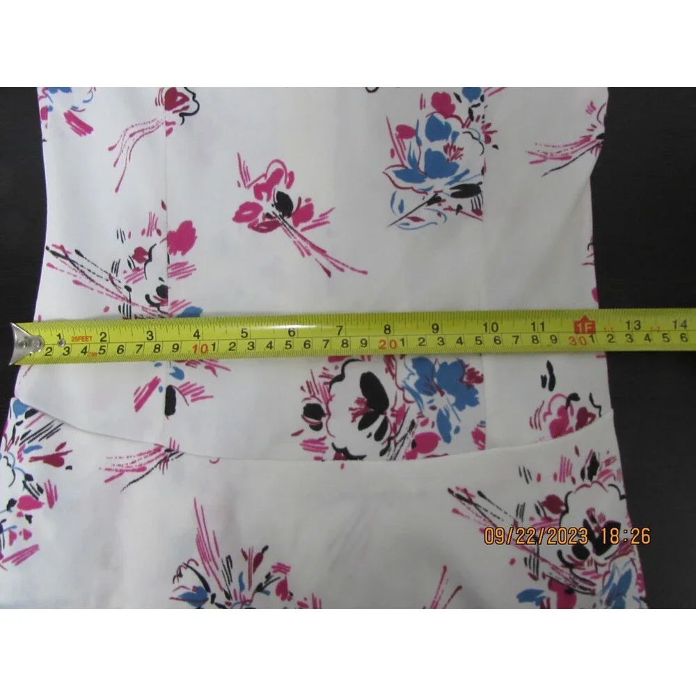 Vintage skating 3 dresses collar floral orange blue short s 70's Blue roller ice